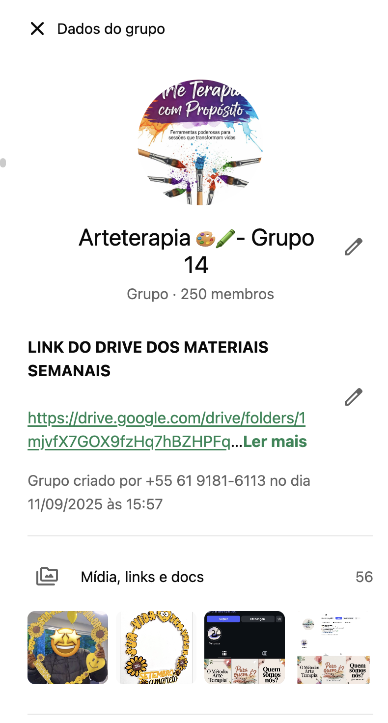 Grupo de WhatsApp de Psicólogas